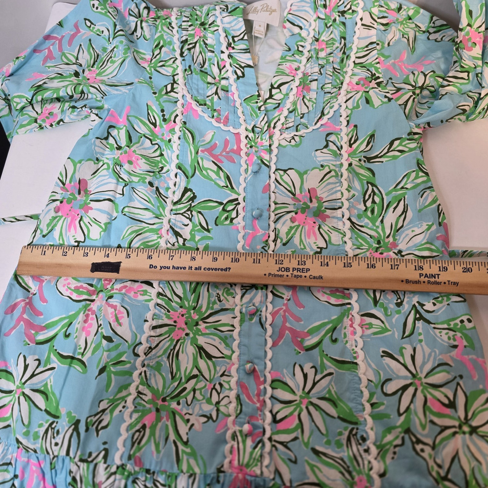 Lilly Pulitzer Womens Arletta Long Sleeve Dress Multicolor Son of a Bun Size 4 - Picture 14 of 16